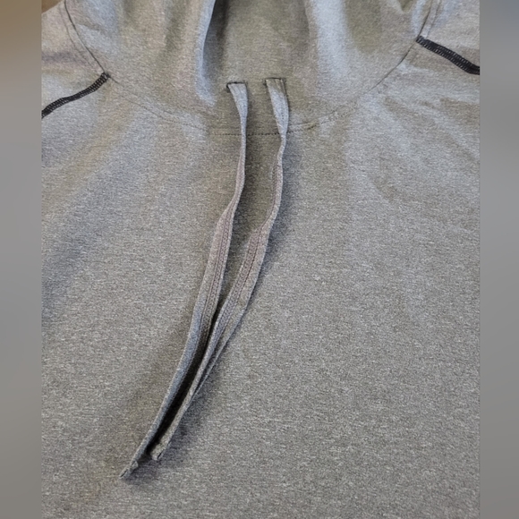 Drop Shoulder, Long Sleeve Hooded Top Pullovers - Picture 7 of 12